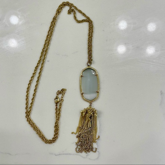 Kendra Scott Rayne Pendant Necklace in Slate - Picture 2 of 2